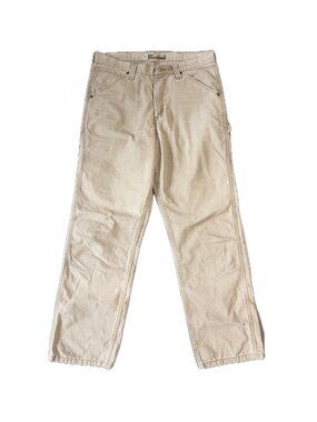 CARPENTER Khaki Workwear Carpenter Pants 34x34 Cotton Blend